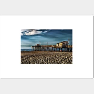 Fishing Club Pier - Ocean City NJ Posters and Art